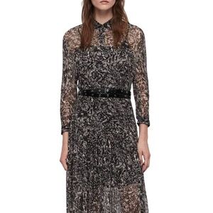 AllSaints Eley Rosey Midi dress - Brand New